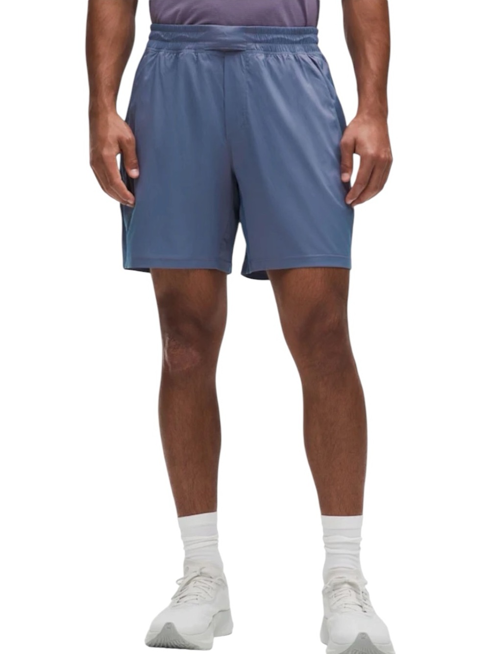 NEW lululemon Pace Breaker Linerless Short 7" *Iridescent Blue LM7BI5S Size L